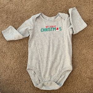 Baby 1st Christmas bodysuit